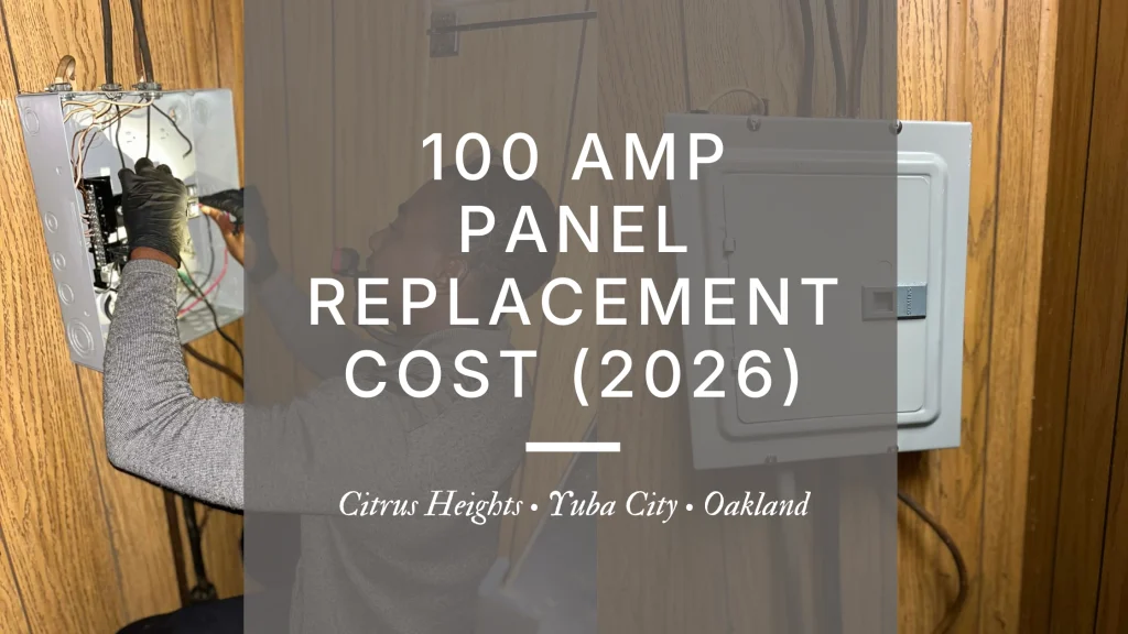 100 amp panel replacement cost