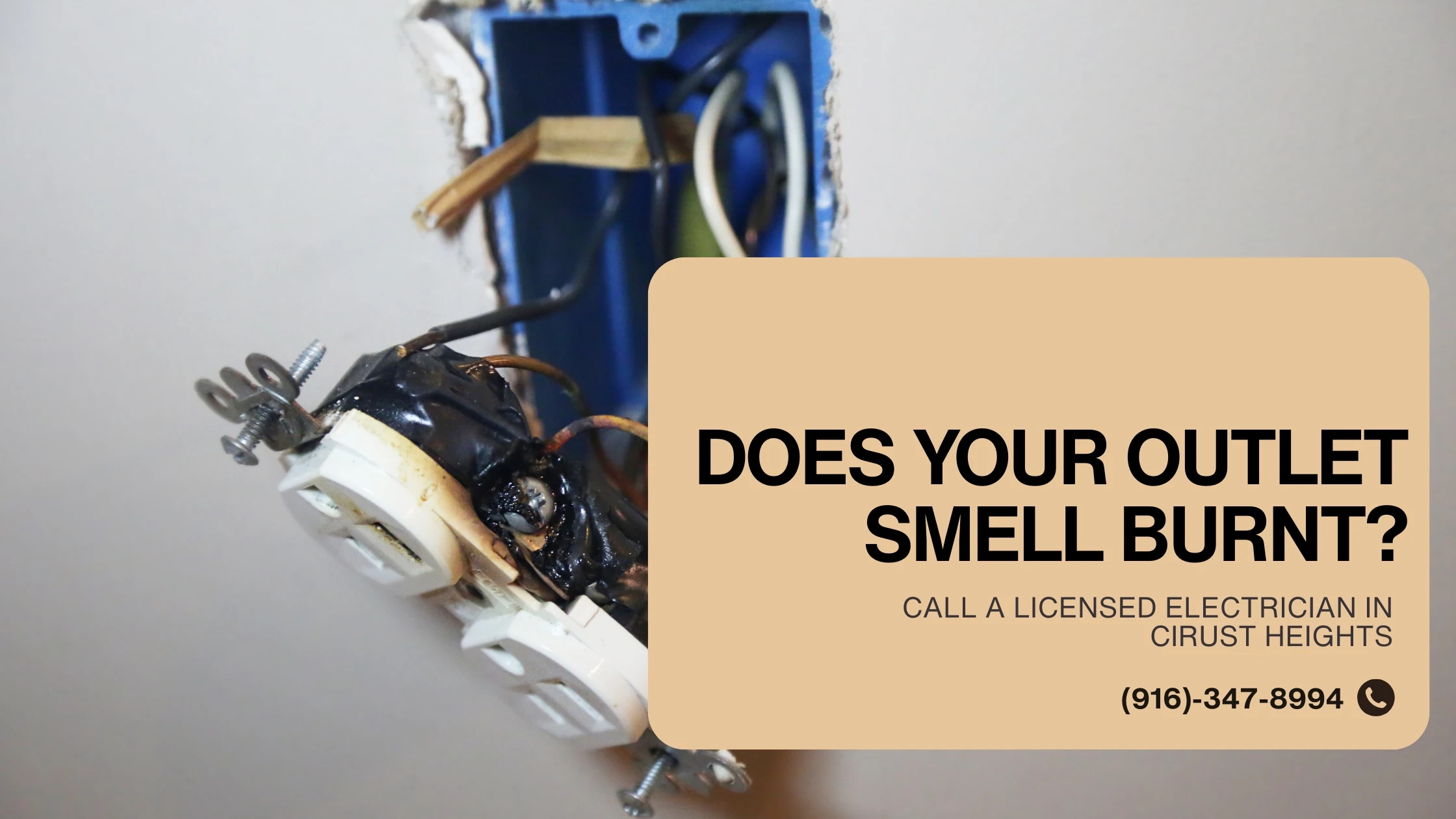 burning smell from outlet electrical troubleshooting